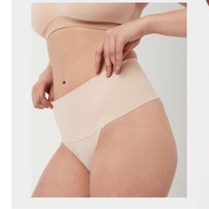 Spanx everyday shaping pantie, thong, large: shapewear